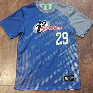 I9 SPORTS youth soccer jersey SIZE MEDIUM MULTICOLOR LM9